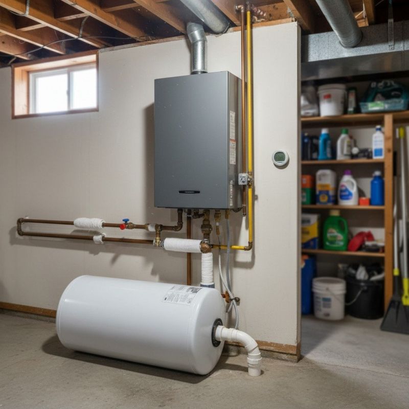 Commercial Natural Gas Heating Installation