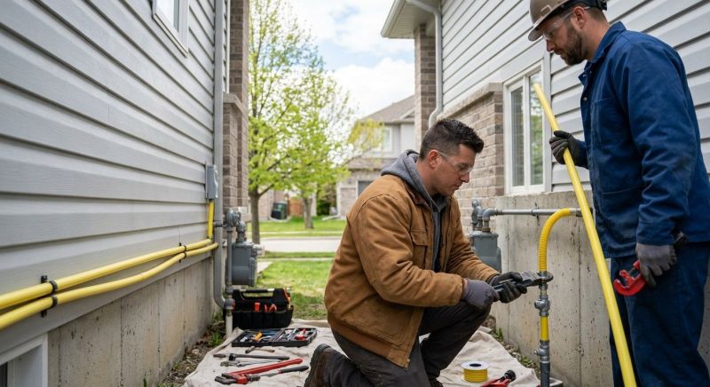 Commercial Natural Gas Heating Installation