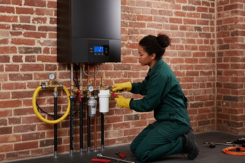 Commercial Natural Gas Heating Installation
