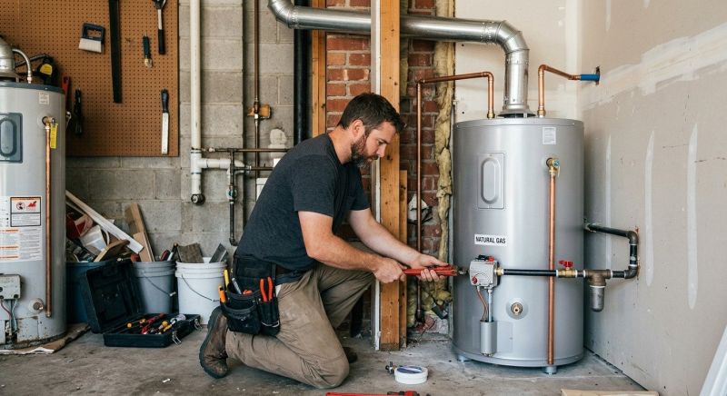 Commercial Natural Gas Heating Installation