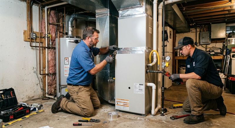 Commercial Oil Furnace Installation