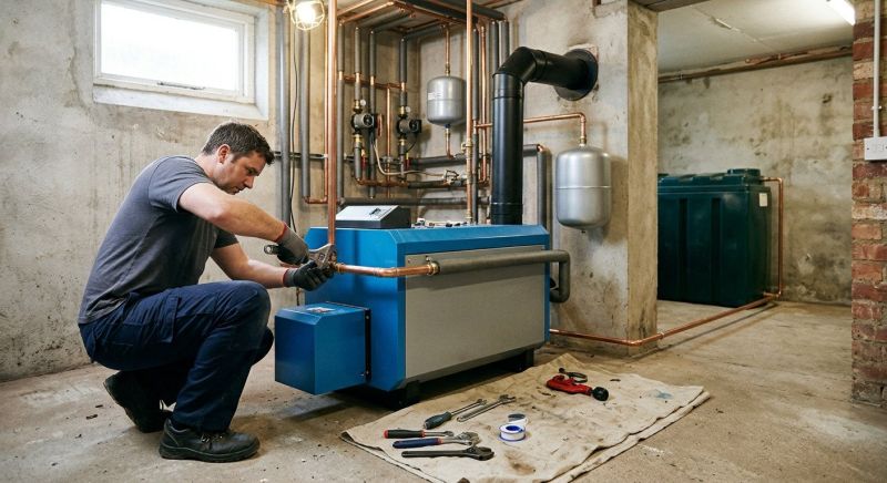 Commercial Oil Furnace Installation
