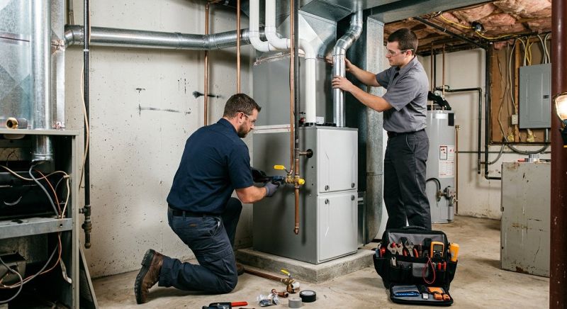 Natural Gas Heating Installation