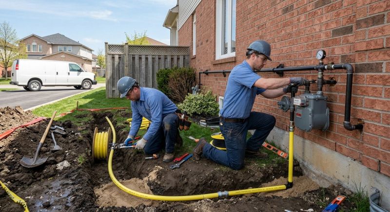 Natural Gas Heating Installation