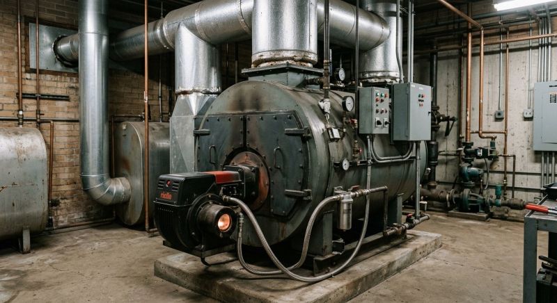 Commercial Oil Furnace Installation